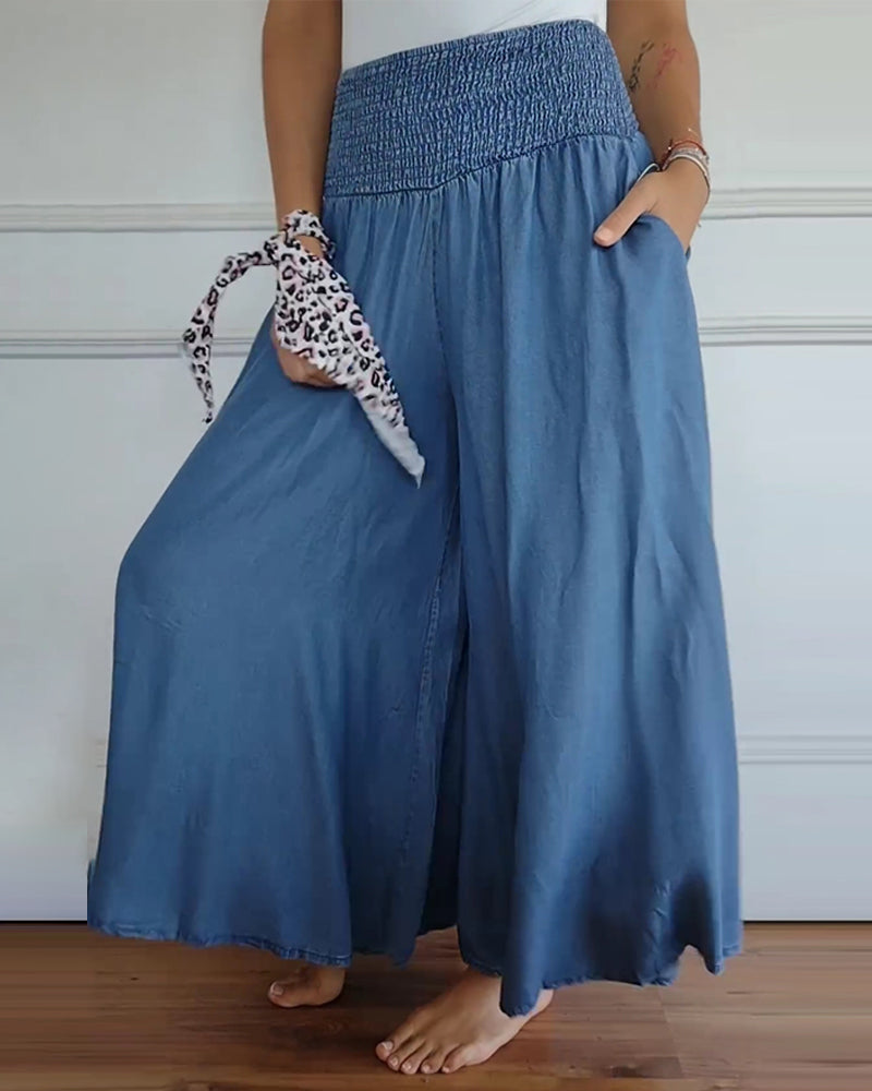 Reina - Comfortabele Wijde Broek