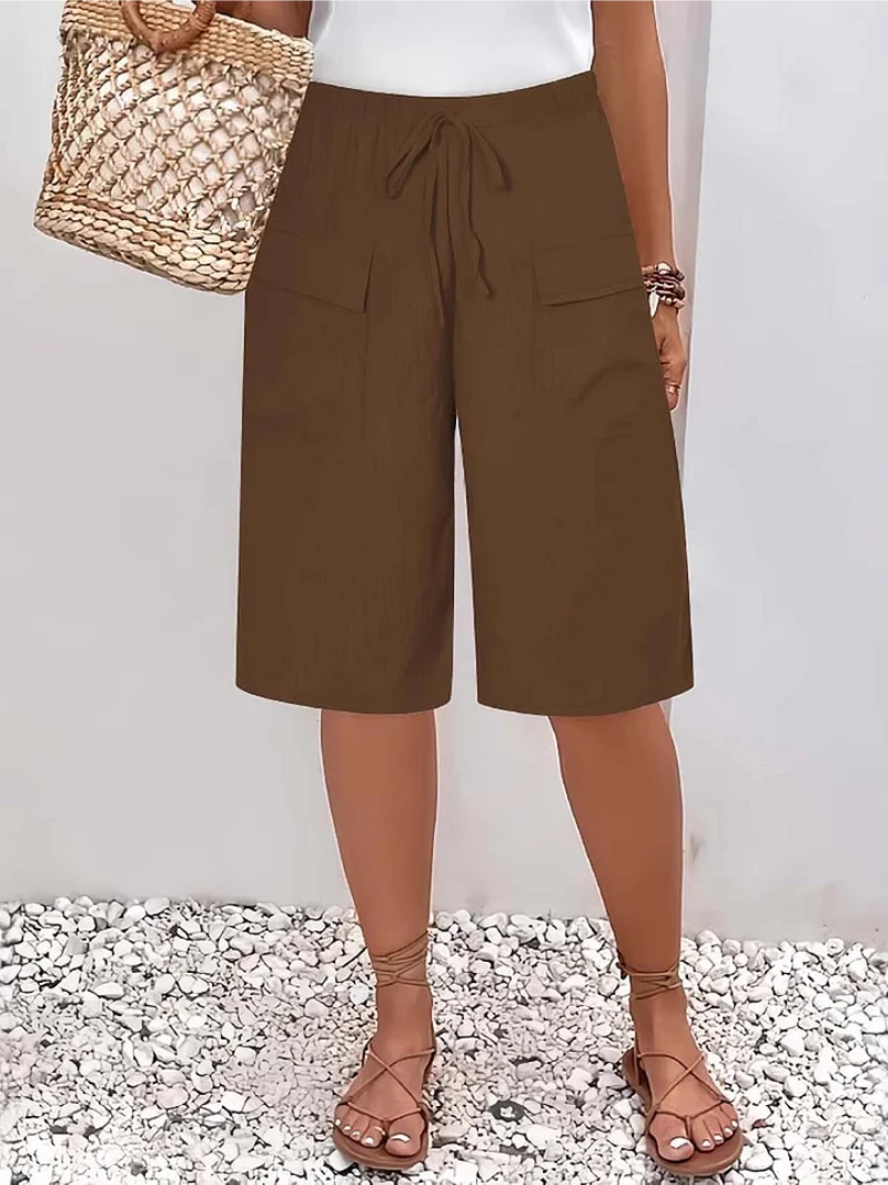 Olga | Korte broek met elastische tailleband