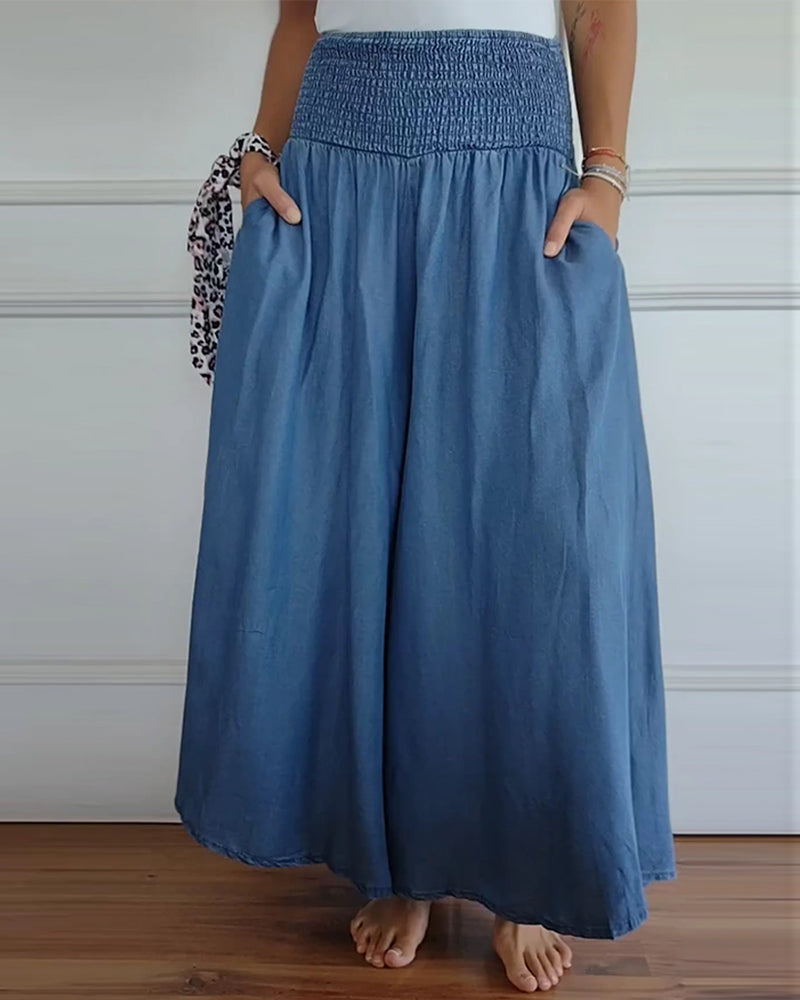 Reina - Comfortabele Wijde Broek