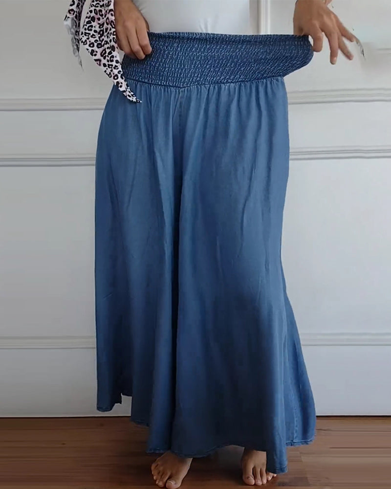 Reina - Comfortabele Wijde Broek