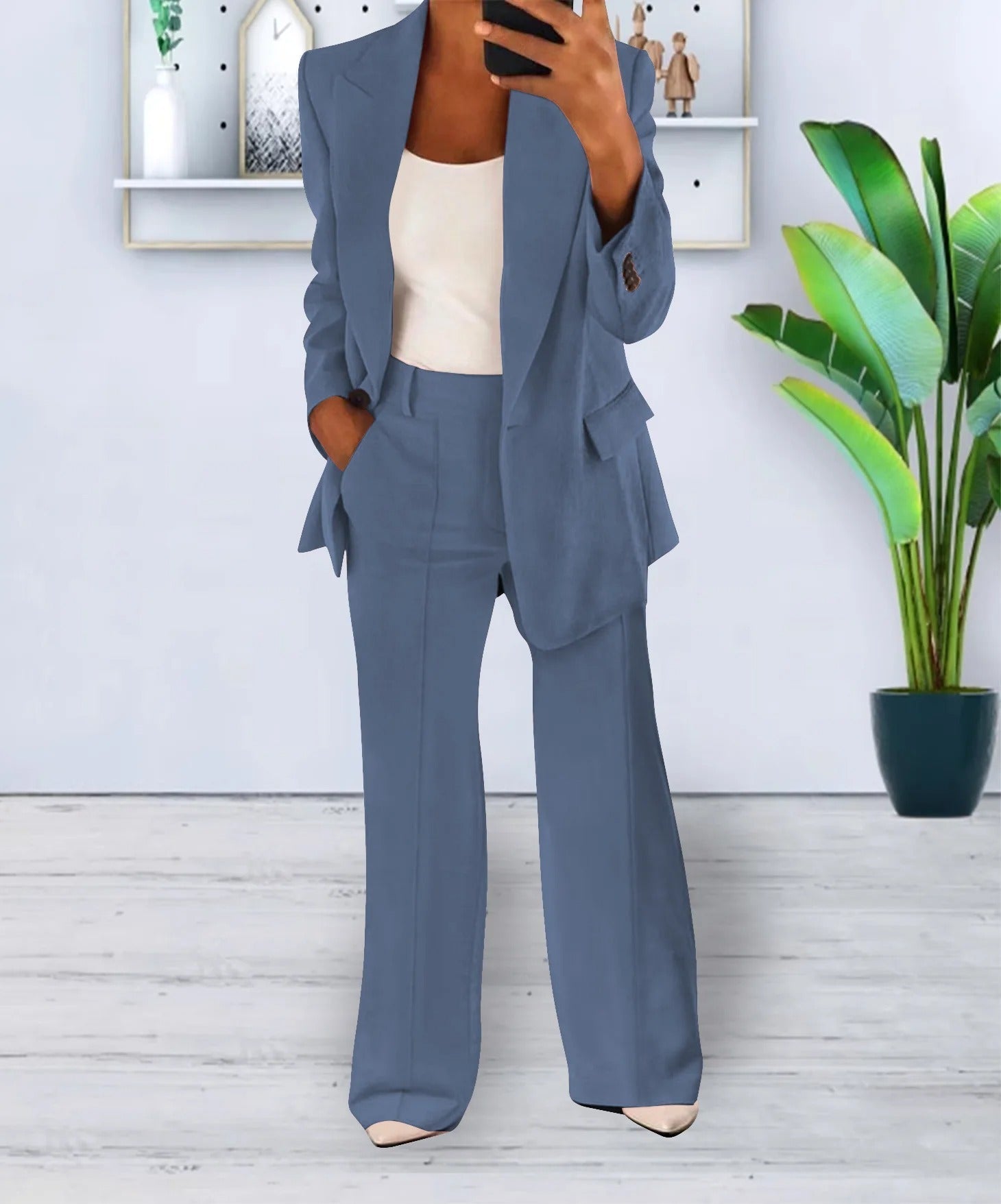 Emilyn | Dames co-ord set met blazer en broek
