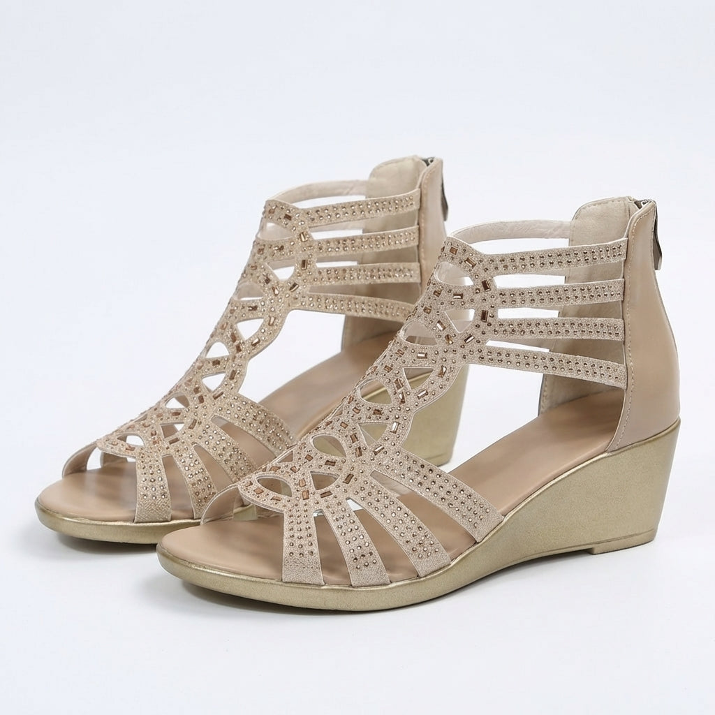 Gisella | Orthopedische sandalen met sleehak