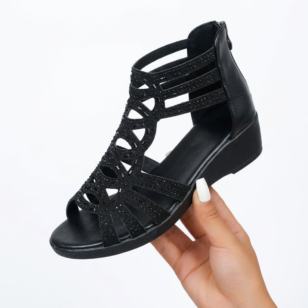 Gisella | Orthopedische sandalen met sleehak