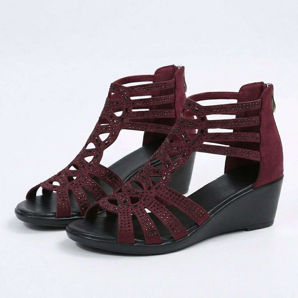 Gisella | Orthopedische sandalen met sleehak