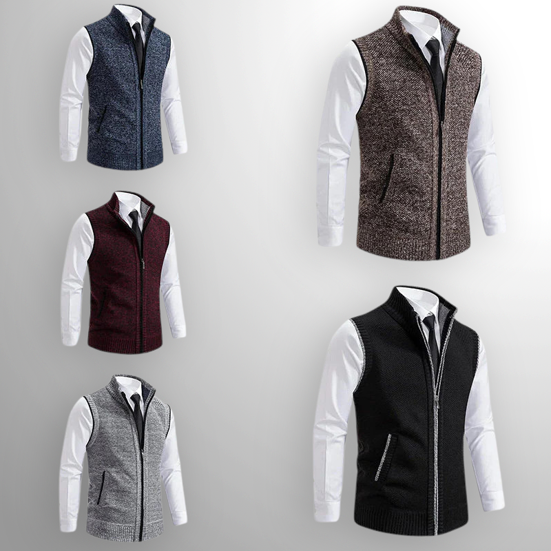 Lennox | Vest met Rits